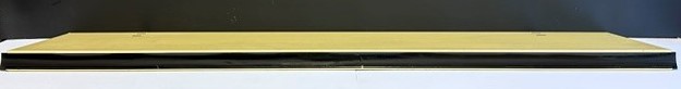 Shelf Strip,1.22" x .010" x 24",Blk,